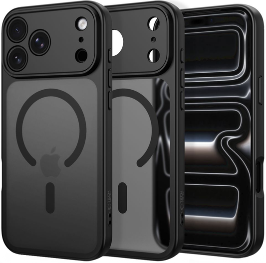 MagSafe puzdro pre Apple iPhone 18 Pro / 17 Pro, Tech-Protect, BasicMag, Matná čierna
