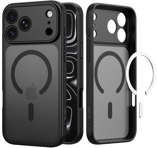 MagSafe puzdro pre Apple iPhone 18 Pro Max / 17 Pro Max, Tech-Protect, BasicMag, Matná čierna