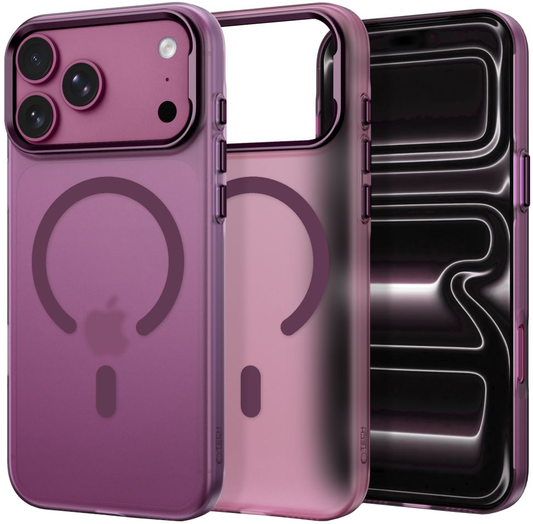 MagSafe puzdro pre Apple iPhone 18 Pro / 17 Pro, Tech-Protect, MagZero, Matná vínová