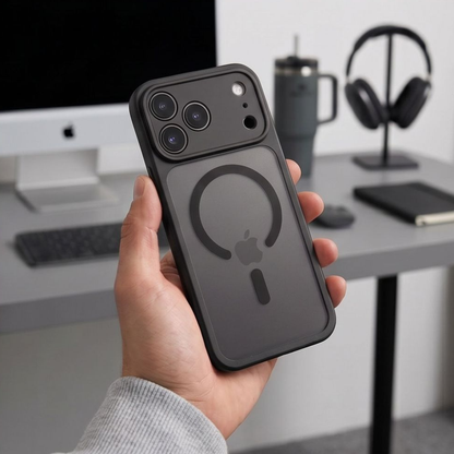 MagSafe puzdro pre Apple iPhone 18 Pro / 17 Pro, Tech-Protect, BasicMag, Matná čierna