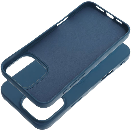 MagSafe puzdro pre Apple iPhone 16 Pro Max, OEM, Silicone Mag (Veľká diera), Modré