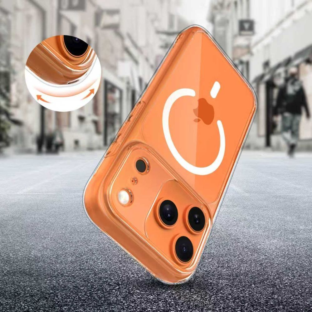 Puzdro MagSafe pre Apple iPhone 17 Pro, Tech-Protect, MagPeak, Transparentné