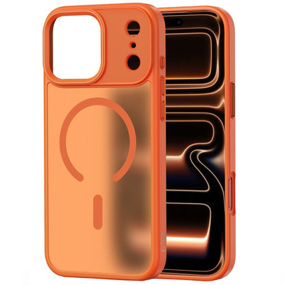 Puzdro MagSafe pre Apple iPhone 17 Pro Max, Tech-Protect, Magmat, Matná Oranžová