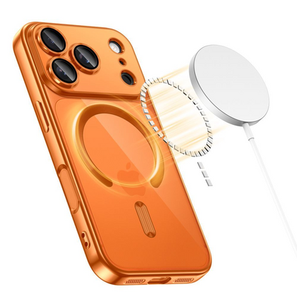 Puzdro MagSafe pre Apple iPhone 17 Pro, Tech-Protect, Magflex, Oranžové