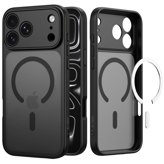 MagSafe puzdro pre Apple iPhone 18 Pro / 17 Pro, Tech-Protect, BasicMag, Matná čierna