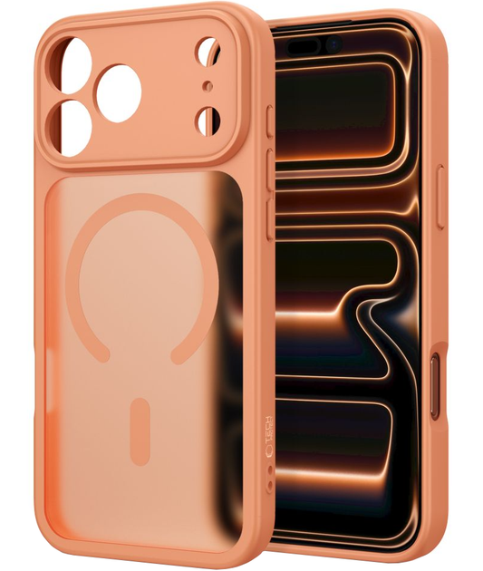MagSafe puzdro pre Apple iPhone 18 Pro / 17 Pro, Tech-Protect, BasicMag, Matná oranžová