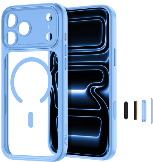 MagSafe puzdro pre Apple iPhone 18 Pro Max / 17 Pro Max, Tech-Protect, MagPeak CC, Modré