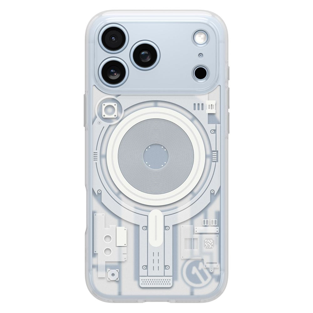 MagSafe Case for Apple iPhone 18 Pro / 17 Pro, Spigen, C11 Ultra Hybrid MagFit Element, White ACS12308