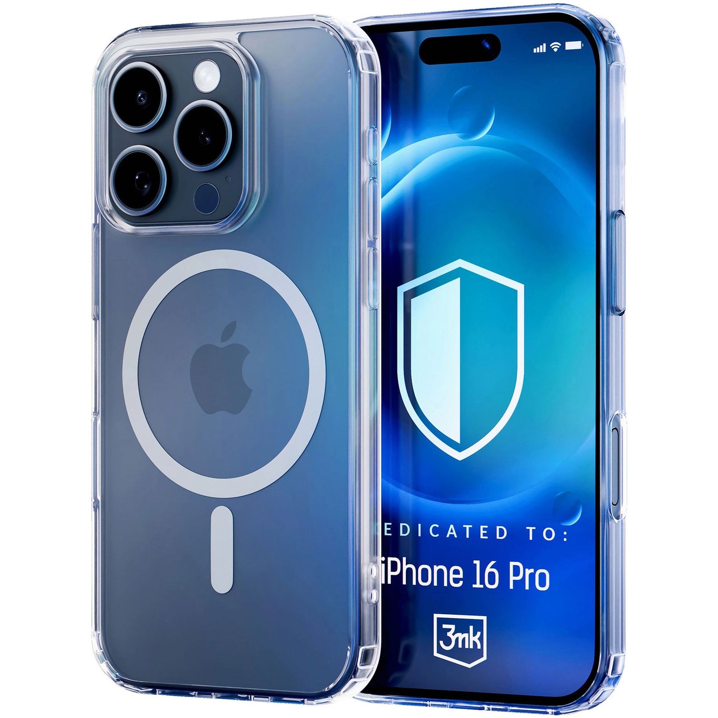 Puzdro MagSafe pre Apple iPhone 16 Pro, 3MK, MagCase, číre 