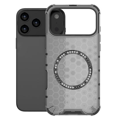 Puzdro MagSafe pre Apple iPhone 17 Pro Max, Techsuit, HoneyComb Shield, Čierne