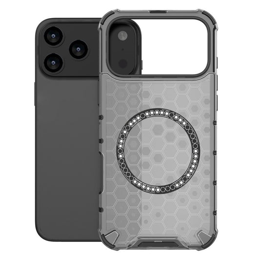 Puzdro MagSafe pre Apple iPhone 17 Pro Max, Techsuit, HoneyComb Shield, Čierne