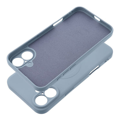 MagSafe puzdro pre Apple iPhone 17e / 16e, OEM, Silicone Mag, modré