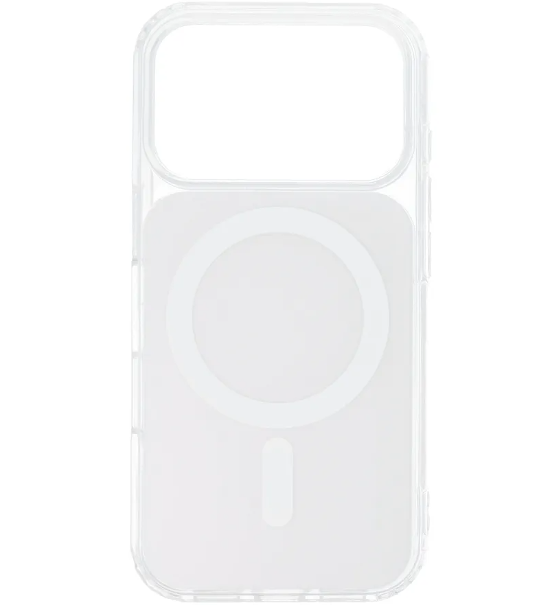 MagSafe kryt pre Apple iPhone 17e / 16e, OEM, Clear Fusion Mag Cover, biely