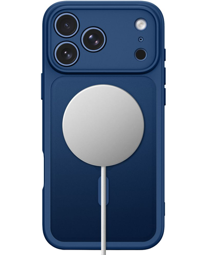 MagSafe puzdro pre Apple iPhone 18 Pro Max / 17 Pro Max, Tech-Protect, BasicMag, Matná námornícka modrá