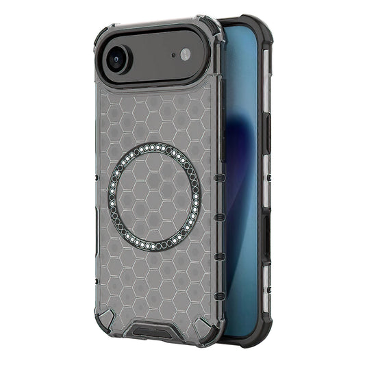 Puzdro MagSafe pre Apple iPhone 17 Air, Techsuit, HoneyComb Shield, Čierne