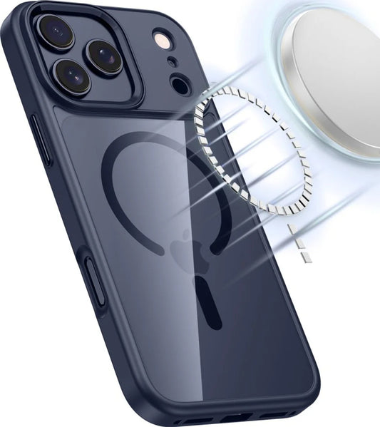 Puzdro MagSafe pre Apple iPhone 17 Pro, Tech-Protect, Magmat, Námornícka modrá