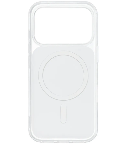 MagSafe kryt pre Apple iPhone 17e / 16e, OEM, Clear Fusion Mag Cover, biely