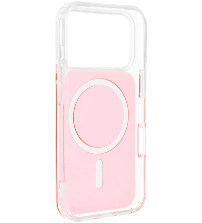 MagSafe kryt pre Apple iPhone 17e / 16e, OEM, Clear Fusion Mag Cover, Oranžový