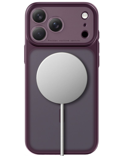 MagSafe Case for Apple iPhone 18 Pro / 17 Pro, Tech-Protect, MagPrime CC, Matte Burgundy