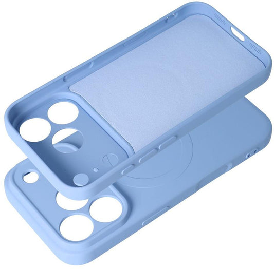 Puzdro MagSafe pre Apple iPhone 18 Pro Max / 17 Pro Max, OEM, Silicone Mag, modré