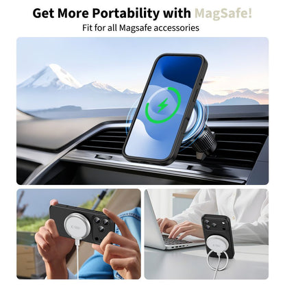 Puzdro MagSafe pre Apple iPhone 17 Pro Max, Tech-Protect, Silikónové, Čierne