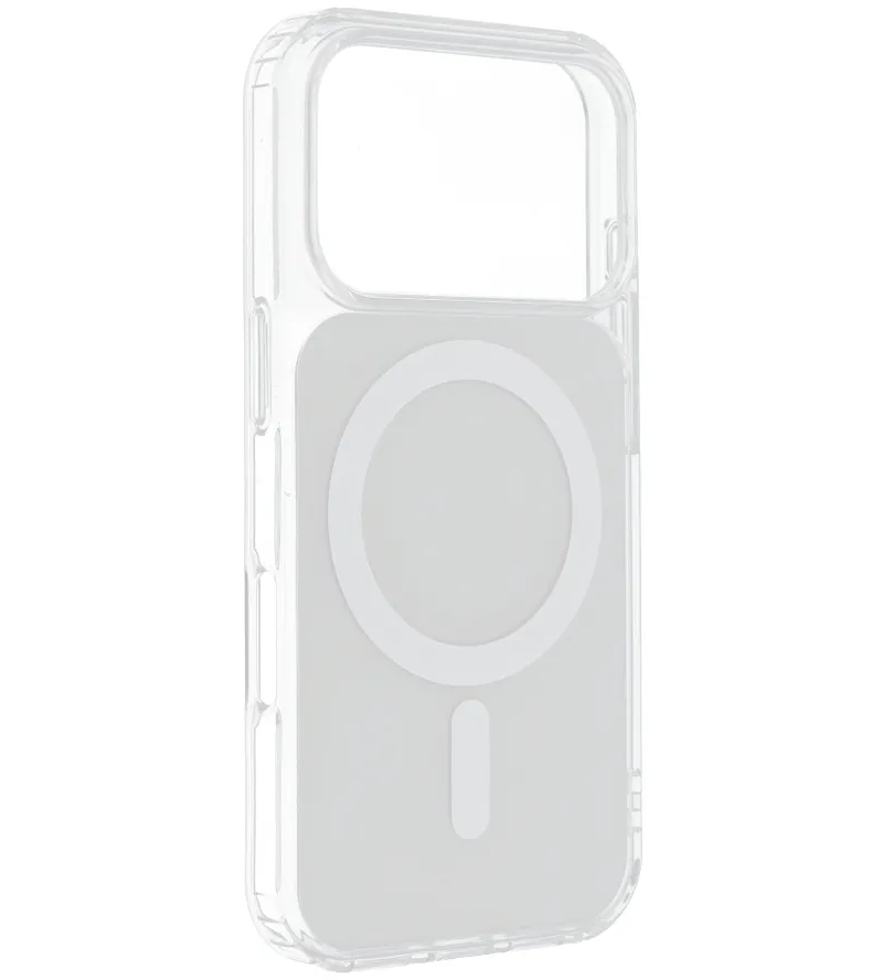 MagSafe kryt pre Apple iPhone 17e / 16e, OEM, Clear Fusion Mag Cover, biely