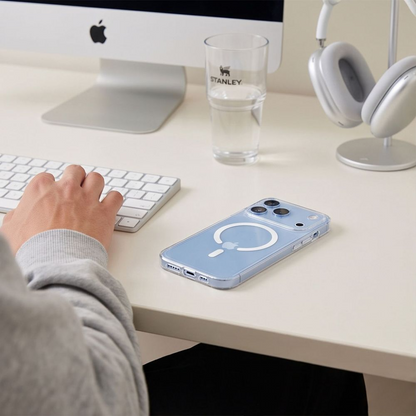 MagSafe Case for Apple iPhone 18 Pro / 17 Pro, Tech-Protect, Flexair, Transparent