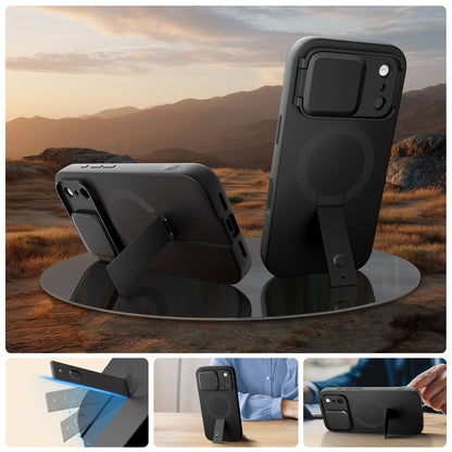Puzdro MagSafe pre Apple iPhone 17 Pro, Tech-Protect, Kevlar Aura, Čierne