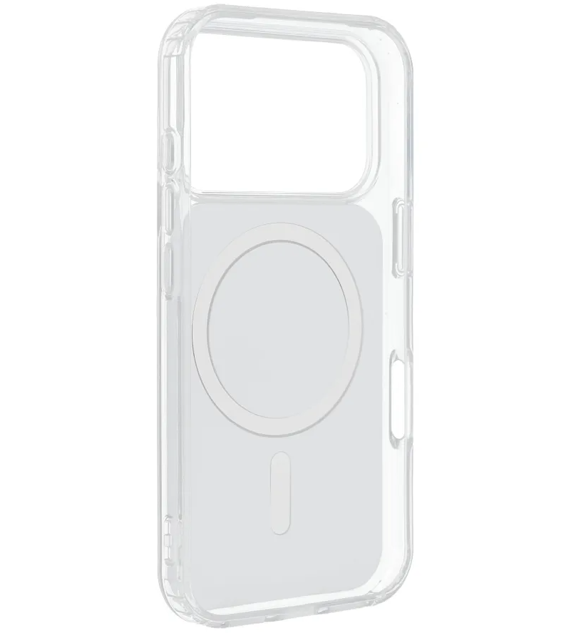 MagSafe kryt pre Apple iPhone 17e / 16e, OEM, Clear Fusion Mag Cover, biely