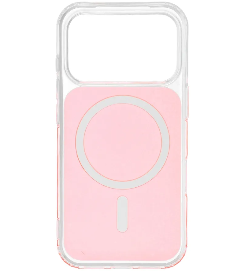 MagSafe kryt pre Apple iPhone 17e / 16e, OEM, Clear Fusion Mag Cover, Oranžový