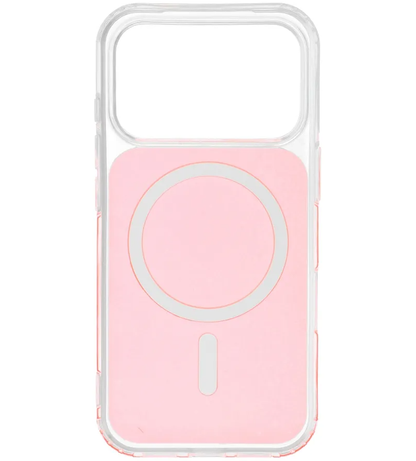 MagSafe kryt pre Apple iPhone 17e / 16e, OEM, Clear Fusion Mag Cover, Oranžový
