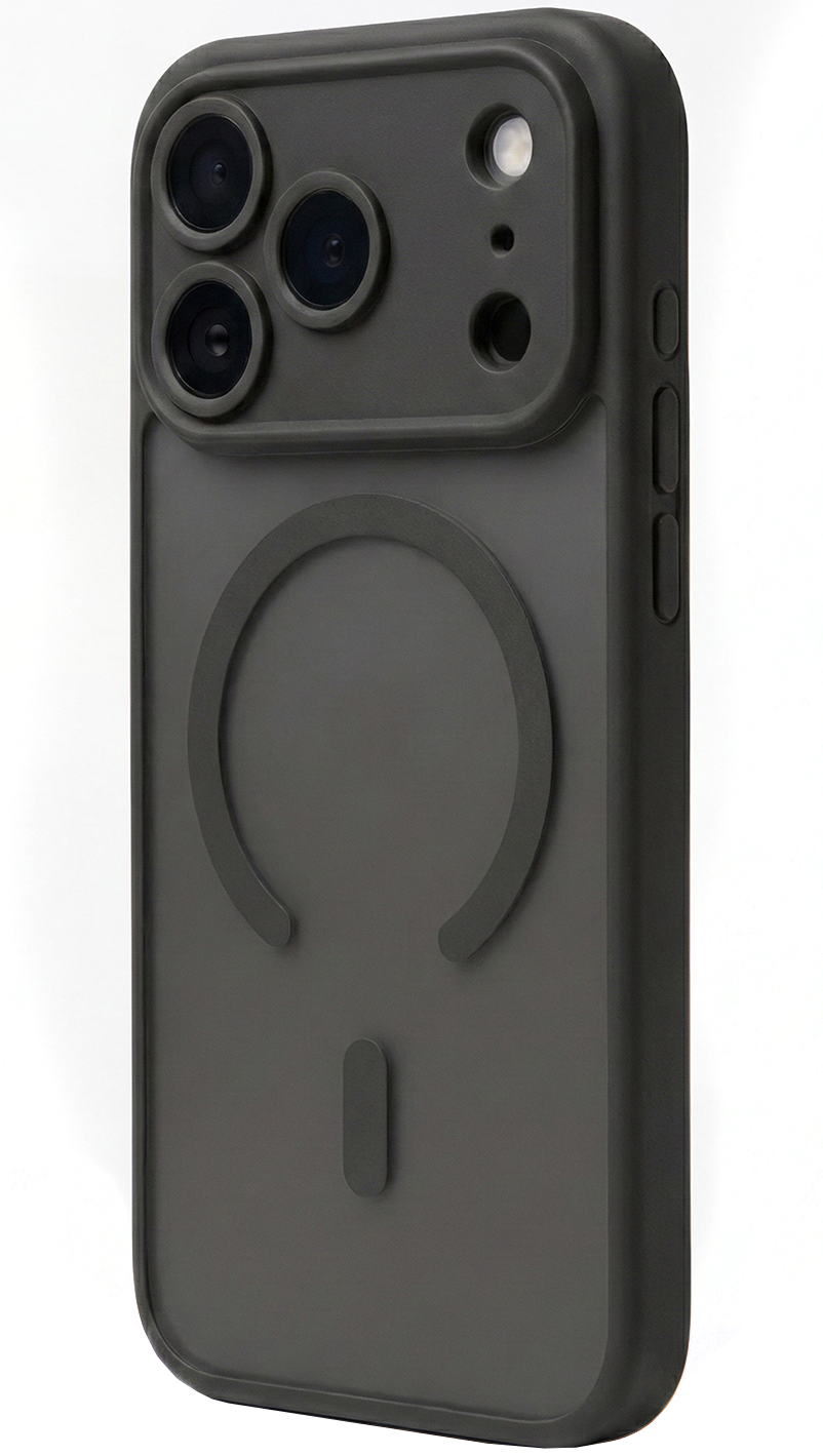 MagSafe puzdro pre Apple iPhone 18 Pro / 17 Pro, OEM, Mag Big Hole, matné čierne