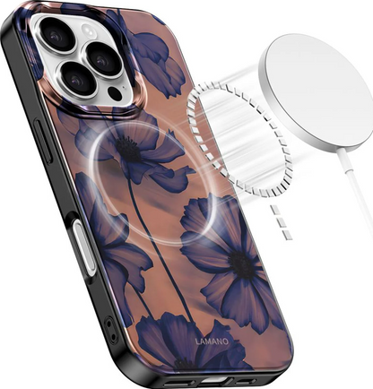 Puzdro MagSafe pre Apple iPhone 16 Pro Max, Tech-Protect, Lamano Velvet Night, Čierne
