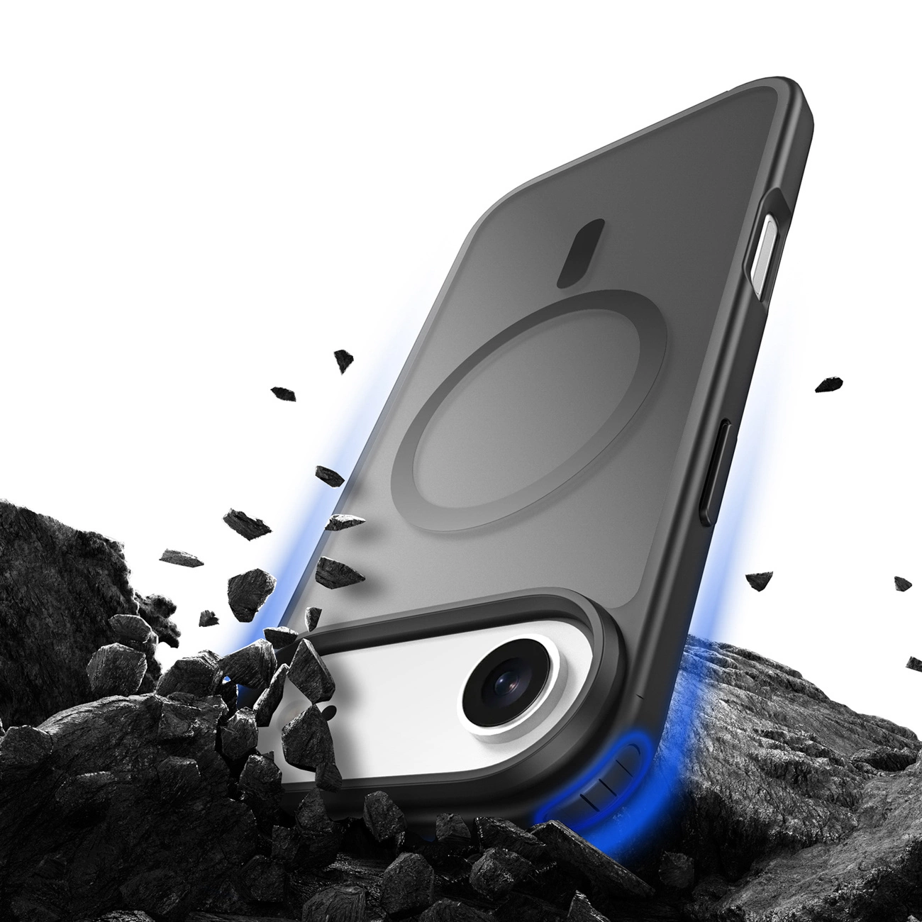 Puzdro MagSafe pre Apple iPhone 17 Air, DUX DUCIS, Yind, Čierne