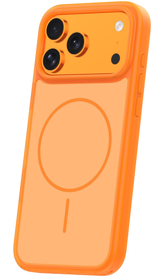 MagSafe puzdro pre Apple iPhone 18 Pro / 17 Pro, OEM, Frame Thin Mag, Oranžové