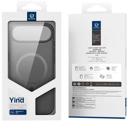 Puzdro MagSafe pre Apple iPhone 17 Air, DUX DUCIS, Yind, Čierne