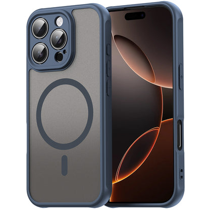 MagSafe puzdro pre Apple iPhone 11 Pro Max, Techsuit, HaloFrost II, Tmavomodrá