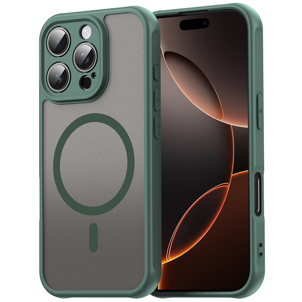 MagSafe puzdro pre Apple iPhone 11, Techsuit, HaloFrost II, Zelené