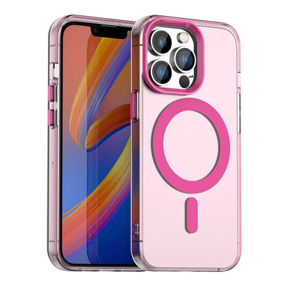 MagSafe puzdro pre Apple iPhone 12 Pro Max, Techsuit, CandyCase, Ružové