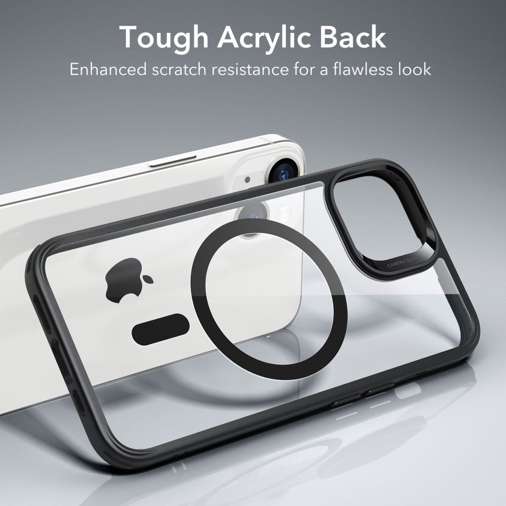 Puzdro MagSafe pre Apple iPhone 14 / 13, ESR, Classic Hybrid, Čierne Transparentné