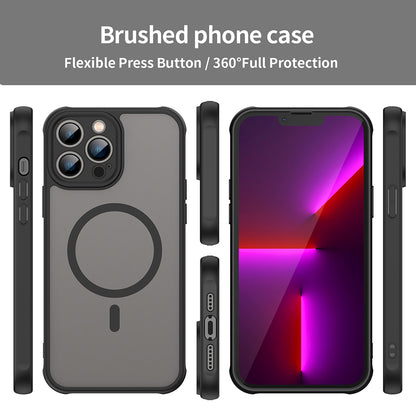 MagSafe puzdro pre Apple iPhone 13 Pro Max, Techsuit, HaloFrost II, čierne