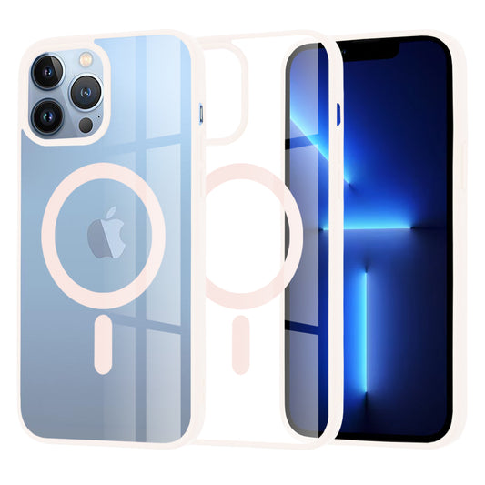 Puzdro MagSafe pre Apple iPhone 13 Pro Max, Techsuit, Pro, Ružová