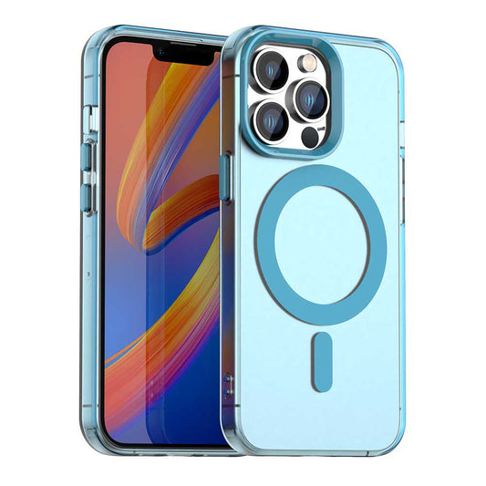 MagSafe Case for Apple iPhone 13 Pro, Techsuit, CandyCase, Blue