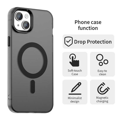 MagSafe puzdro pre Apple iPhone 13, Techsuit, CandyCase, Čierna