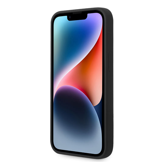 Puzdro MagSafe pre Apple iPhone 14 Plus, Karl Lagerfeld, Silicone Plaque, Čierne