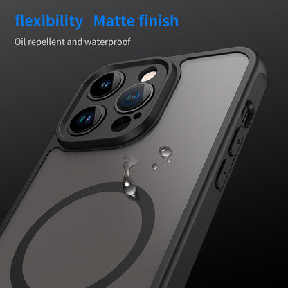 MagSafe puzdro pre Apple iPhone 14 Pro Max, Techsuit, HaloFrost II, čierne