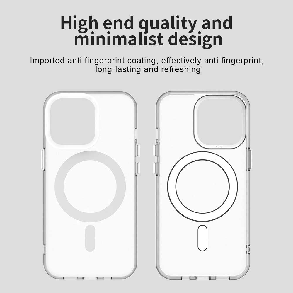 MagSafe puzdro pre Apple iPhone 14 Pro, Techsuit, CandyCase, Biele