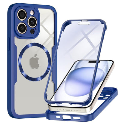 MagSafe Case for Apple iPhone 14 Pro, Techsuit, ColorVerse 360, Blue