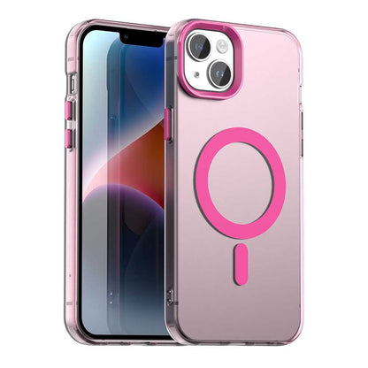 MagSafe puzdro pre Apple iPhone 14, Techsuit, CandyCase, Ružové
