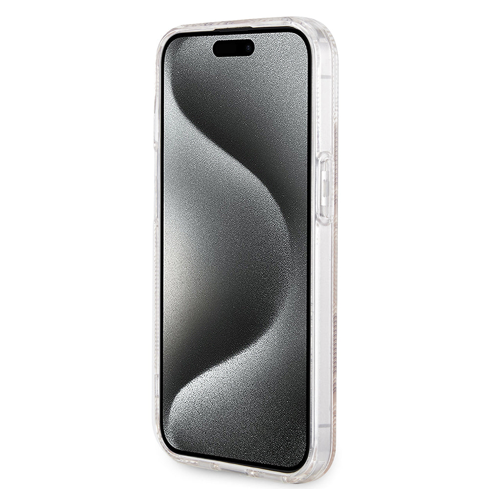 Puzdro MagSafe pre Apple iPhone 15, Guess, IML Gcube, Hnedé